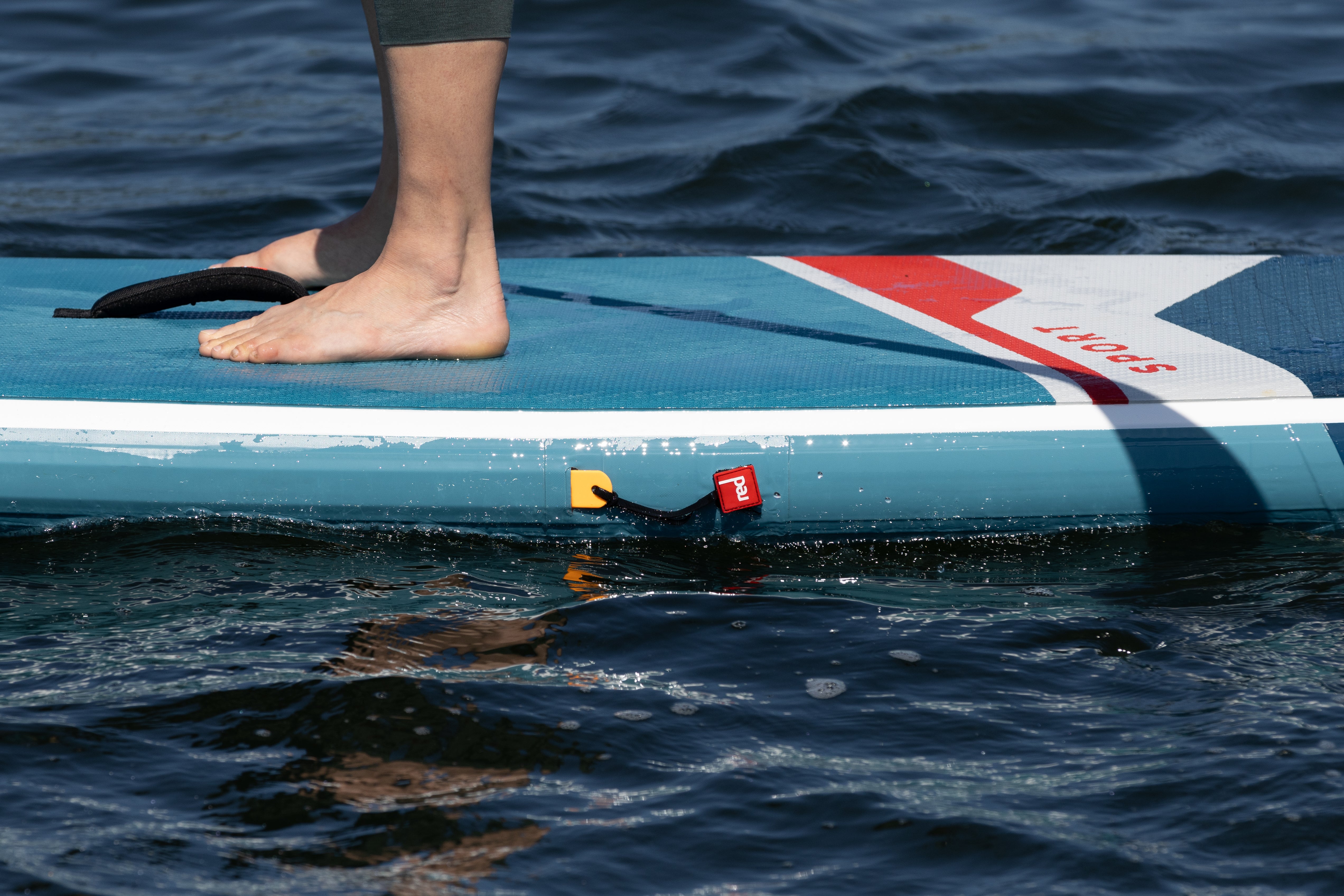 2025 Red Paddle Co 12'6 Sport water side shot in use