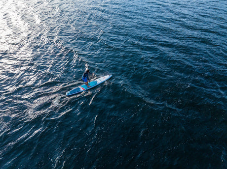 2025 Red Paddle Co 14'0 Sport+ in use on the sea