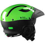 2025 Sweet Protection Rocker Kayak Helmet Bud Green Rear Studio Shot