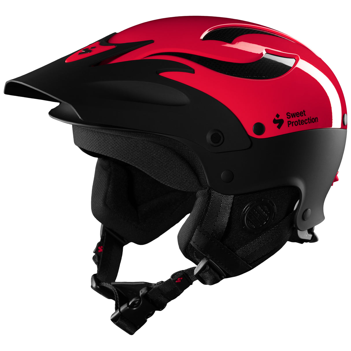 2025 Sweet Protection Rocker Kayak Helmet Gloss Poppy Red