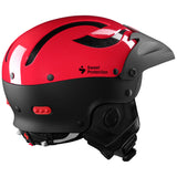 2025 Sweet Protection Rocker Kayak Helmet gloss Poppy Red Rear