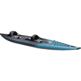 Studio image of an Aquaglide Chelan 155 inflatable kayak