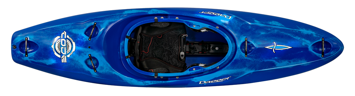 Blue Smoke dagger code kayak with on a white background