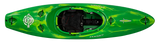 Green Dagger code creek spec with black seat on a white background