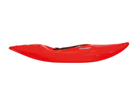Red Dagger code kayak on a white background