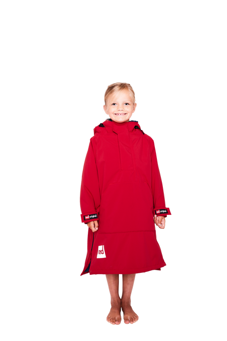 Red Original Kids Dry Poncho
