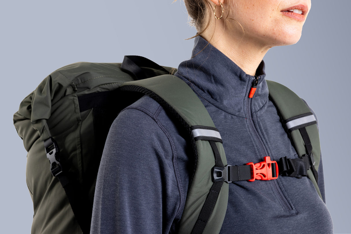 Red Lightweight Waterproof Backpack