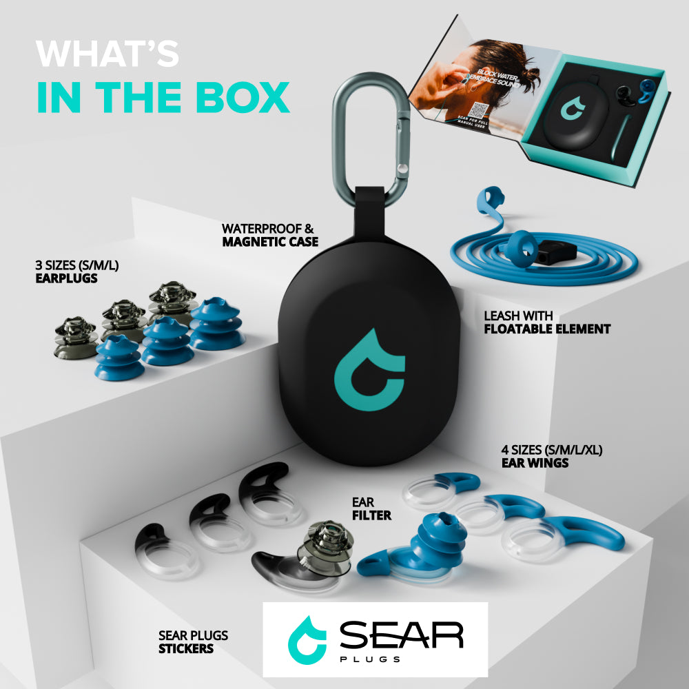 Sear Plugs - Surf and Swim Earplugs