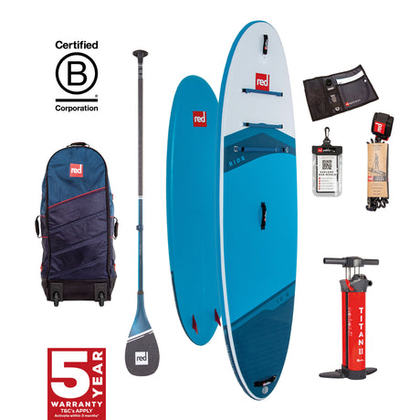 2024 Red Paddle Co 10'8" Ride SUP Paddleboard Package