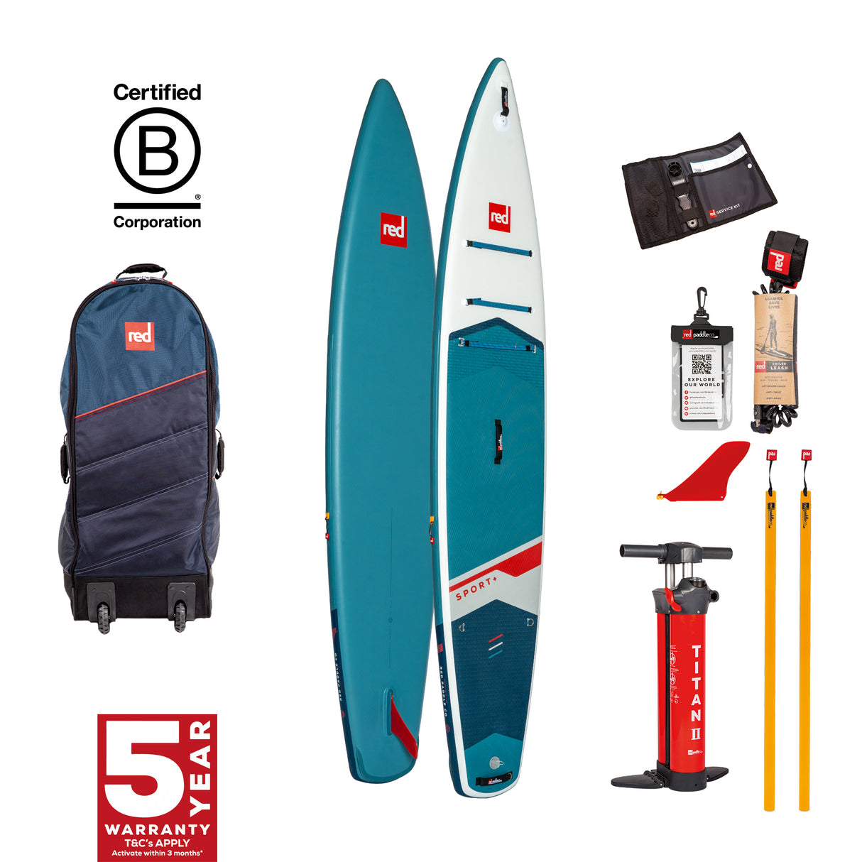 2025 Red Paddle Co 12'6" Sport+ Paddleboard