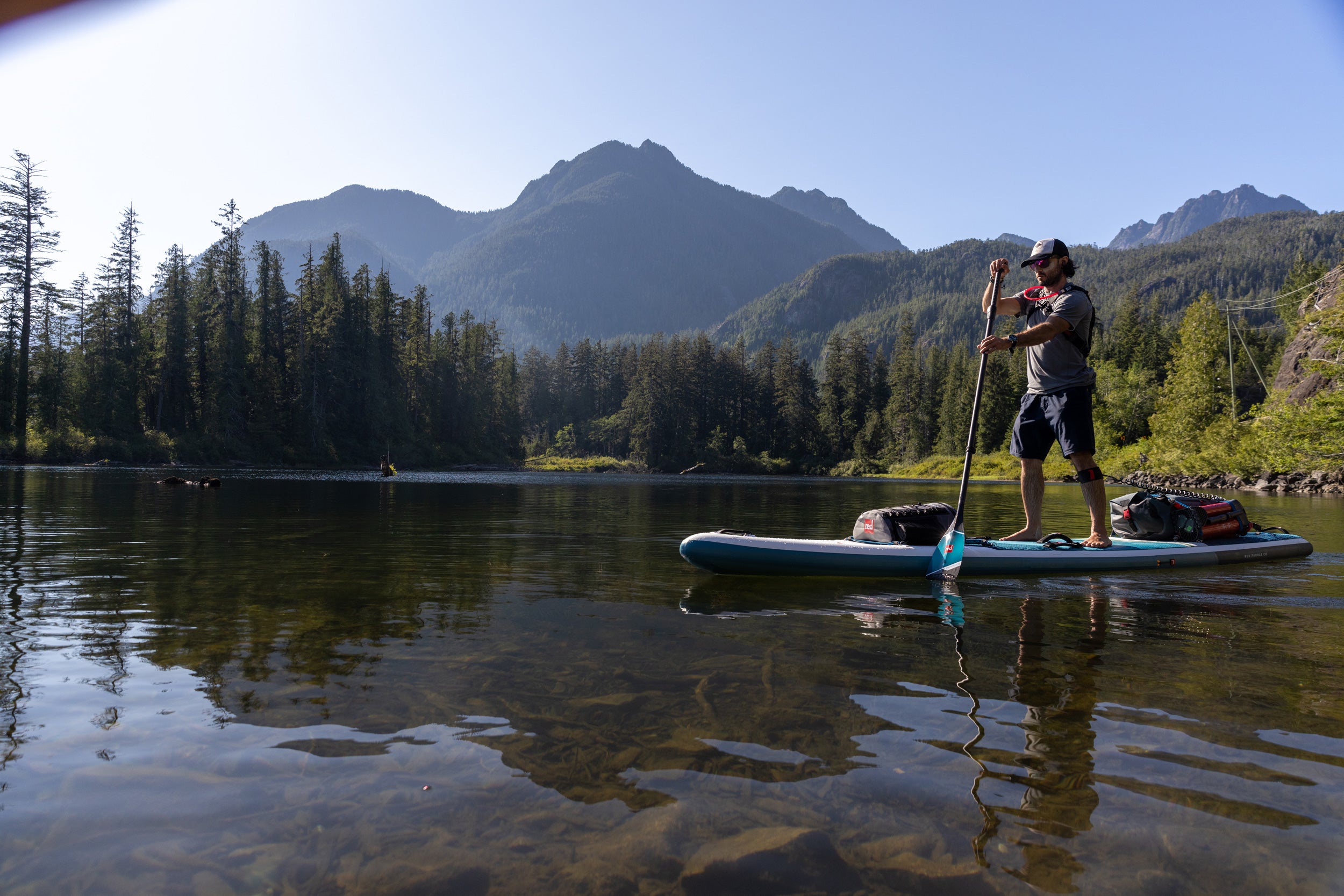 Red Paddle Co 14 Voyager 2025 on the water