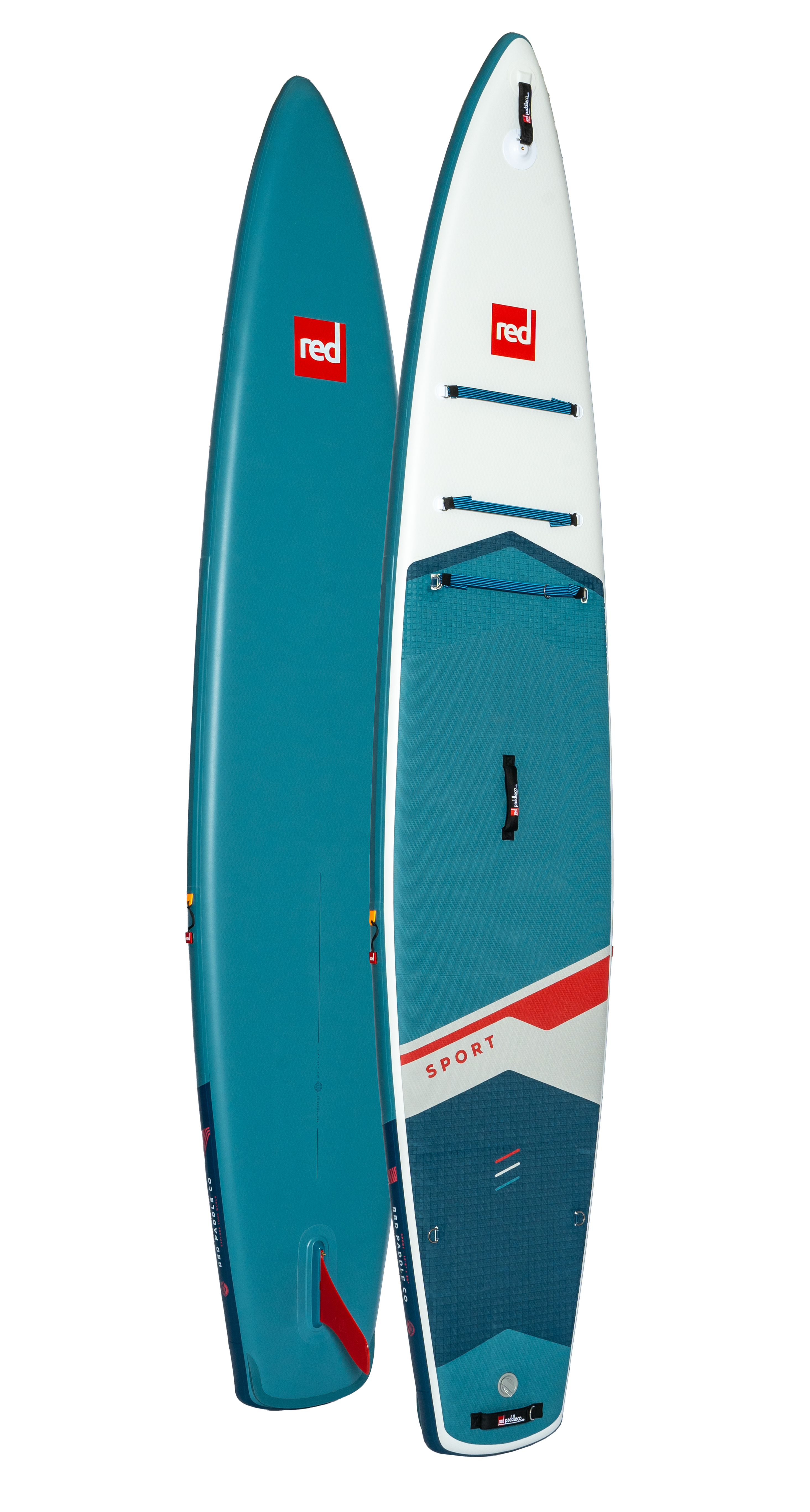Red Paddle Co Sport 12'6 2025 top and bottom