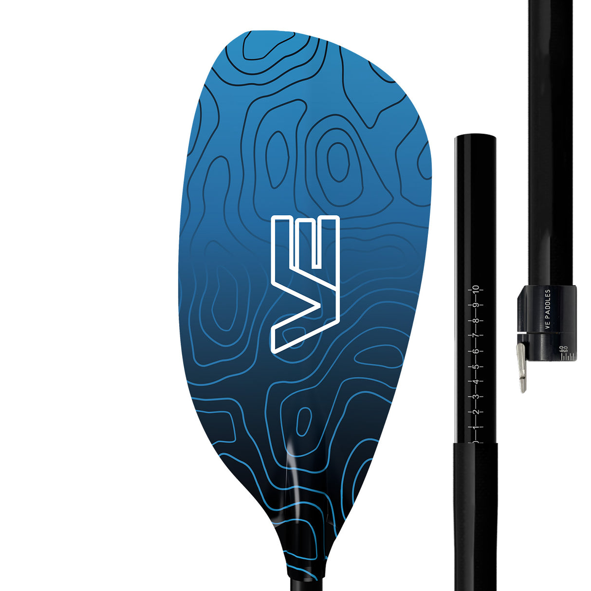 VE Glass Pro - 2pc Glass Shaft WW Paddle