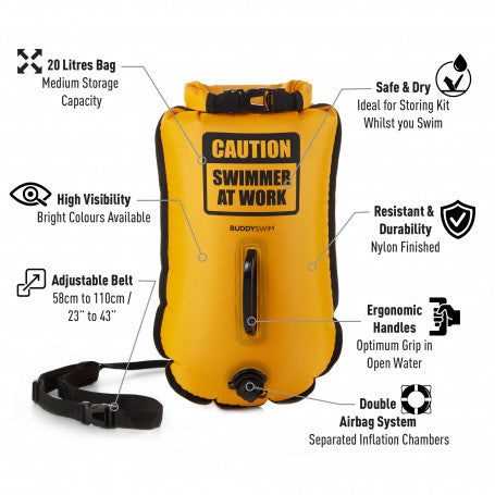 Buddyswim Swim Buoy - 20L Drybag