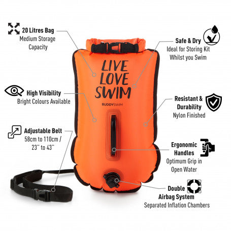 Buddyswim Swim Buoy - 20L Drybag