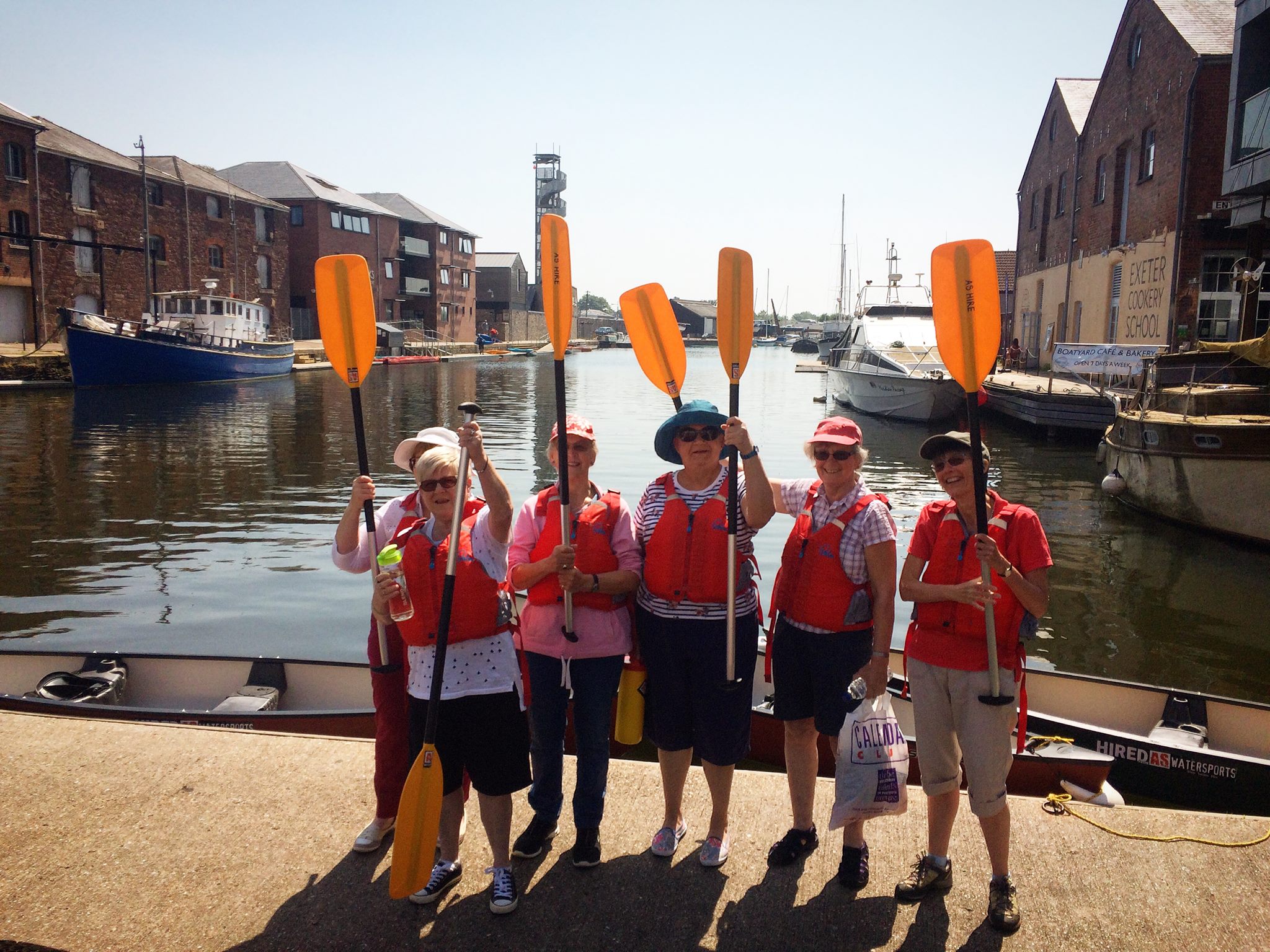 group canoe hire exeter canal