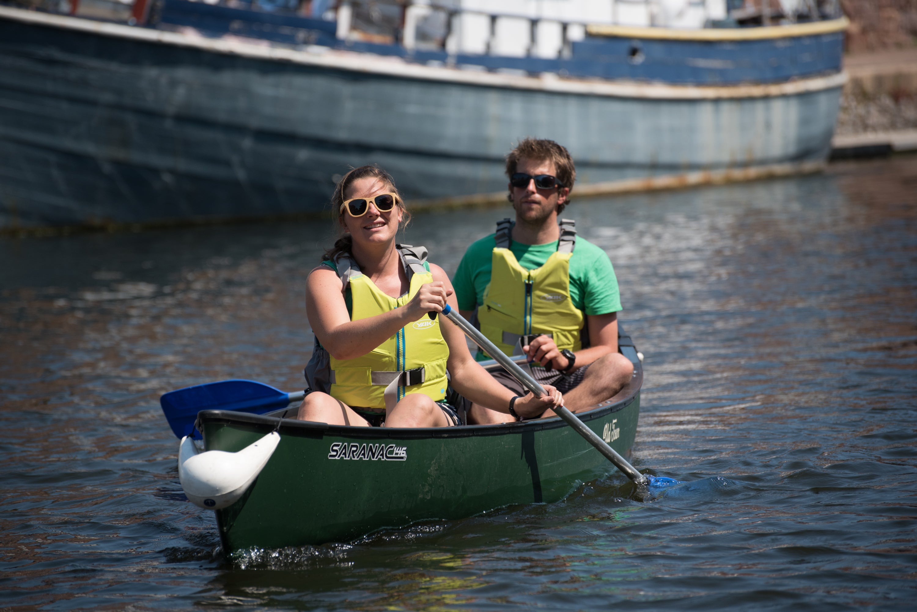 Canoe hire on exeter canal in devon