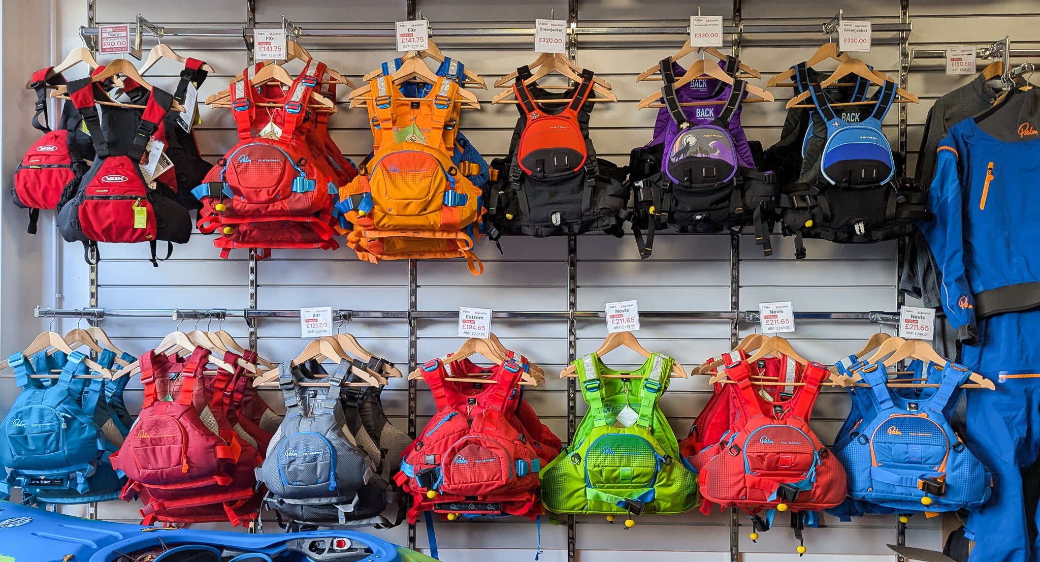 buoyancy aids on display in exeter devon