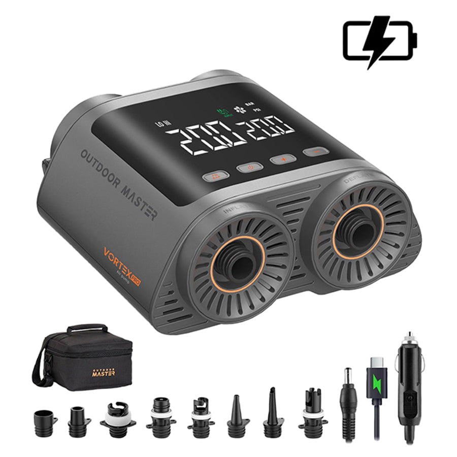 Outdoor Master Vortex Pro Battery 20psi Pump