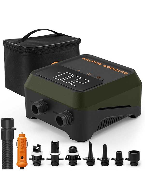 Outdoor Master Cachalot 2S Battery 20psi Pump