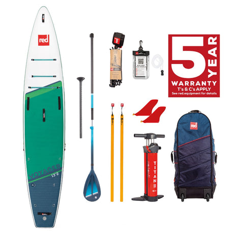 Red Paddle Co 13'2" Voyager+  Paddleboard Package