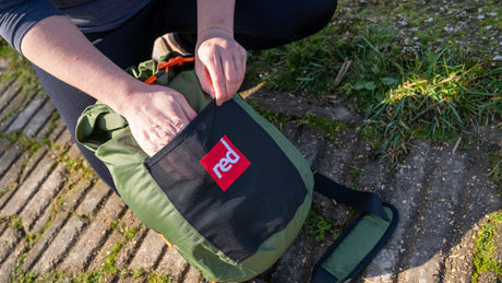 Red Original Changing Robe Stash Bag