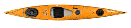 P&H Virgo CLX Skeg Fuego Orange Touring Kayak For Sale AS Watersports Devon