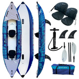 Spinera Duo 340 2 Person Inflatable Kayak Package