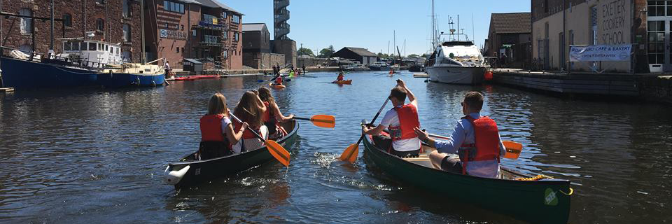 Canoe hire in exeter